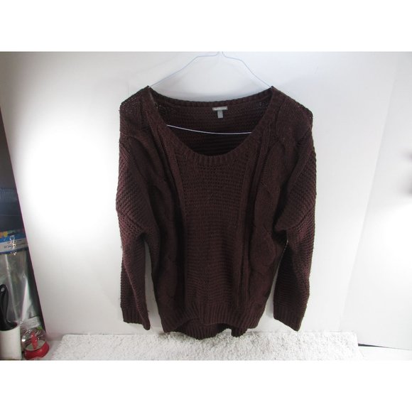 Charlotte Russe Maroon Sweater Size Medium - Picture 1 of 8